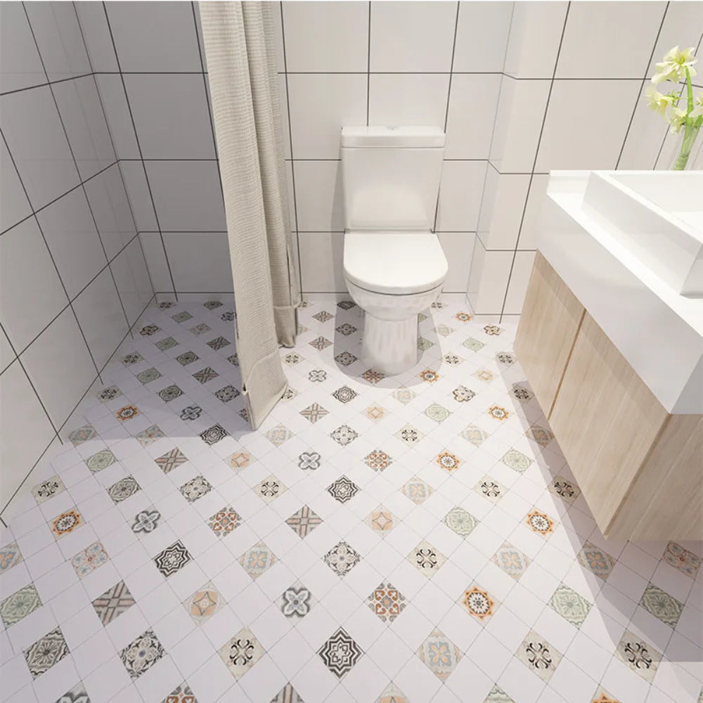 Wood Grain Peel & Stick Floor Tiles