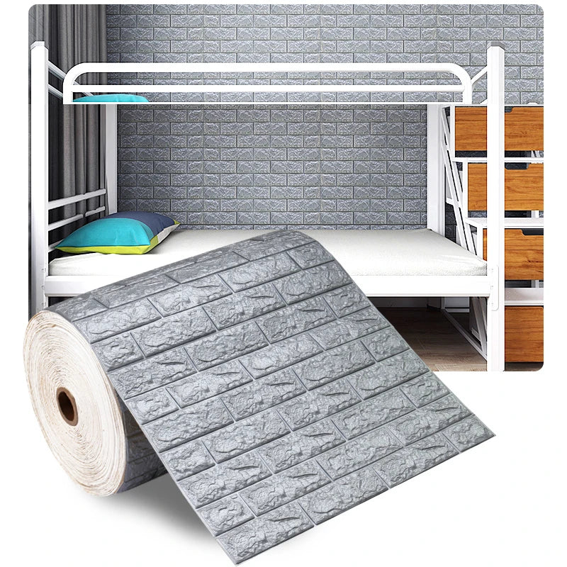 3D Faux Brick Peel & Stick Wall Panel