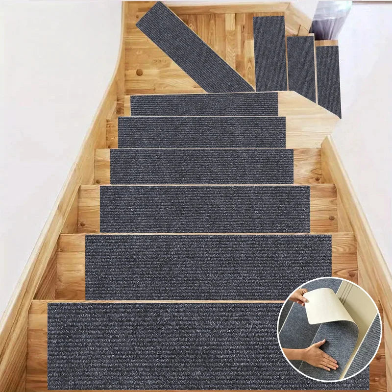 Self-Adhesive Carpet Stair Treads