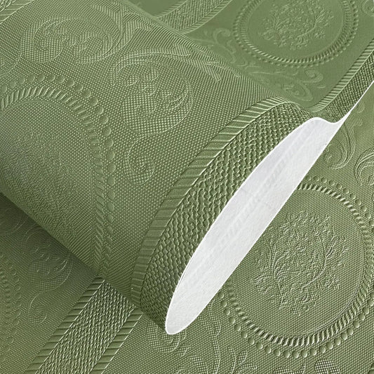 3D Damask Peel & Stick Wallpaper