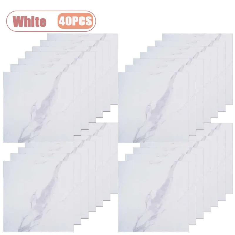 Marble Peel & Stick Floor Tiles