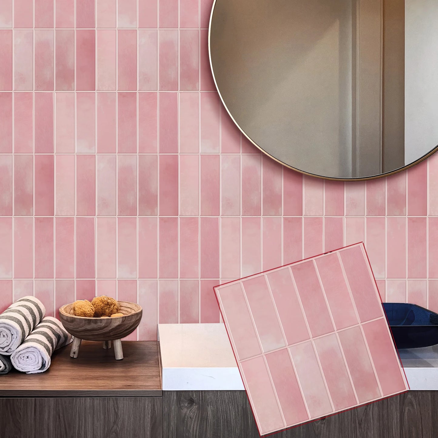 Peel & Stick Backsplash Tile Sticker