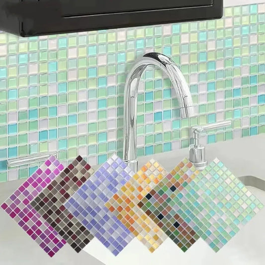 3D Mosaic Peel & Stick Backsplash Tile