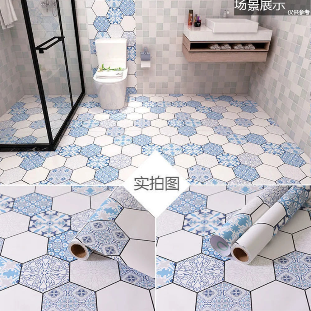 Wood Grain Peel & Stick Floor Tiles