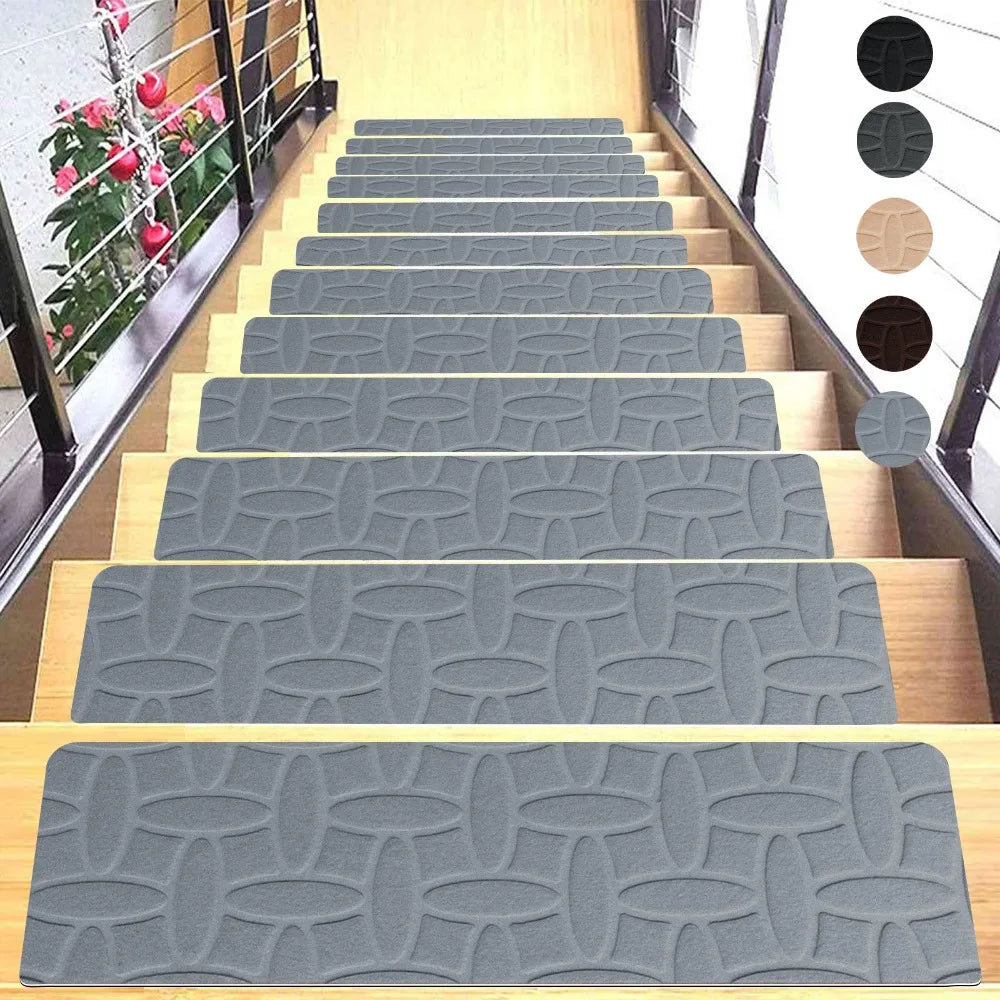 Striped Non-Slip Stair Treads