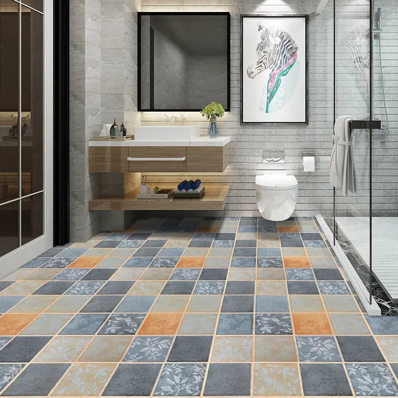 Wood Grain Peel & Stick Floor Tiles