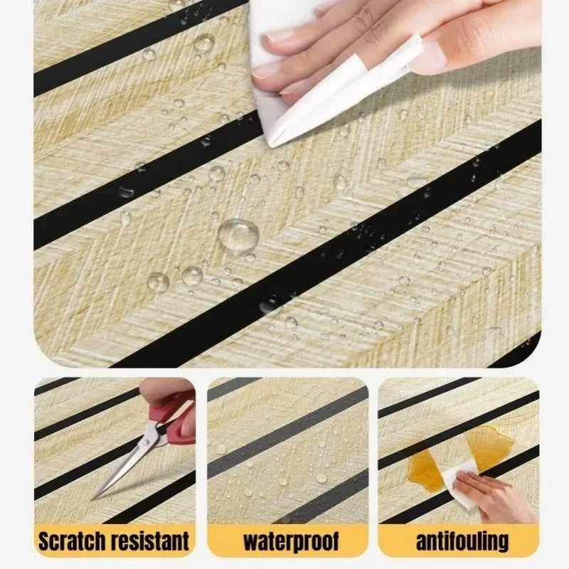3D Wood Grain Peel & Stick Wall Panel