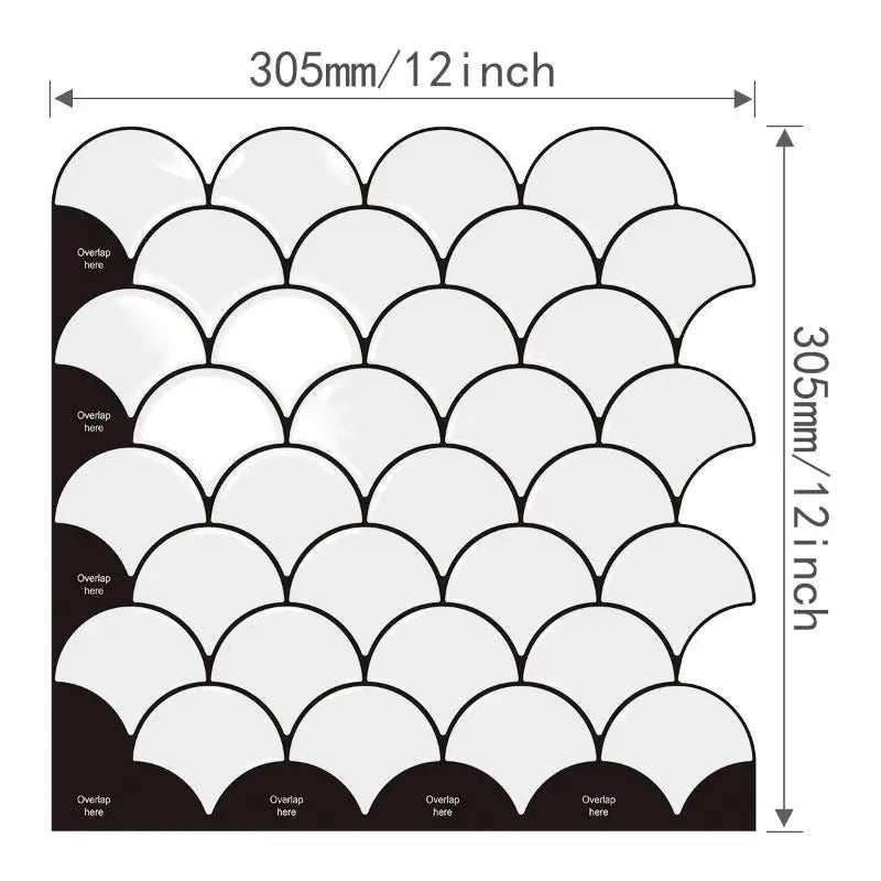 3D Peel & Stick Backsplash Tile