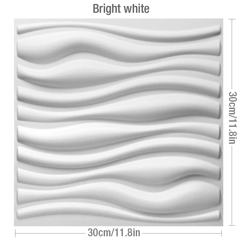 3D Decorative Peel-Free Wall Tiles