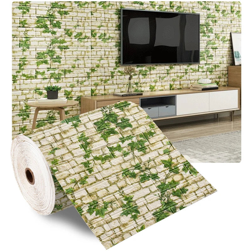 3D Faux Brick Peel & Stick Wall Panel