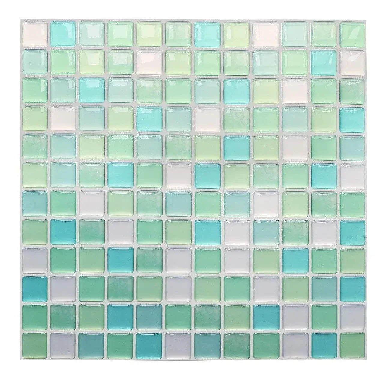 3D Crystal Mosaic Peel & Stick Wall Tiles