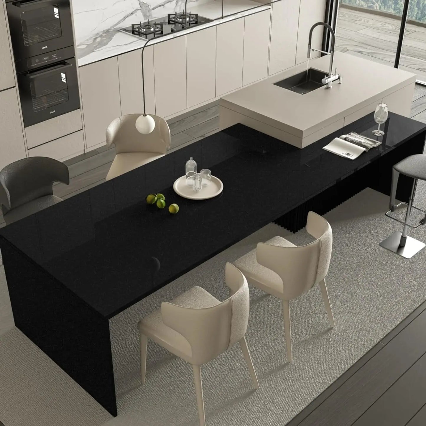 Marble Countertop Peel & Stick Film