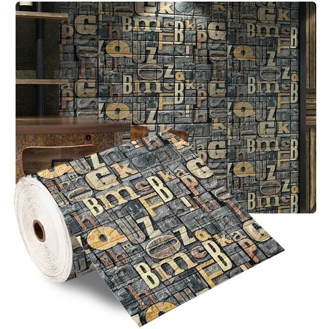 3D Faux Brick Peel & Stick Wall Panel