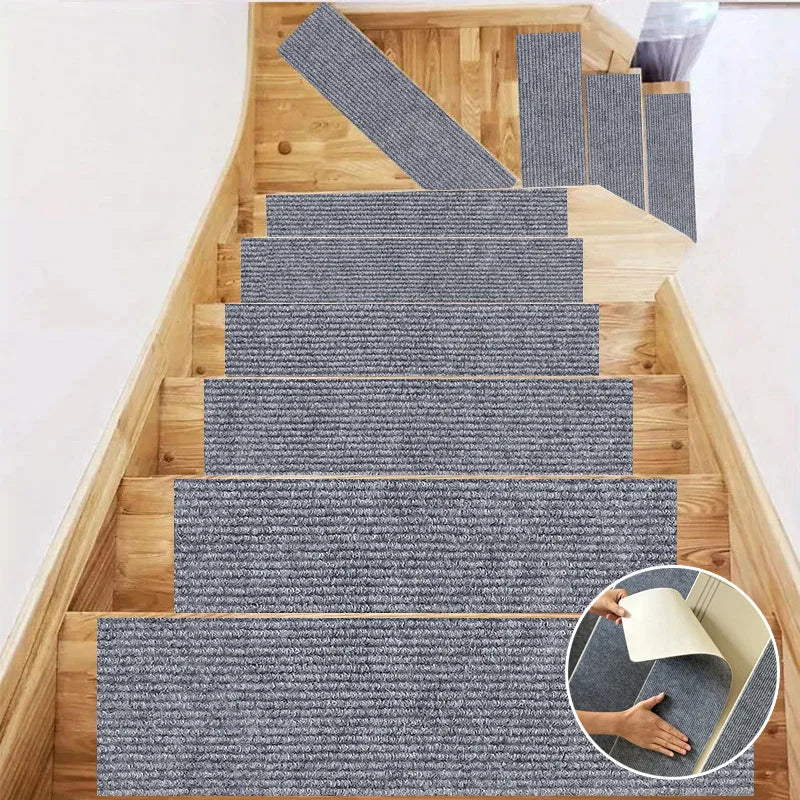 Self-Adhesive Carpet Stair Treads