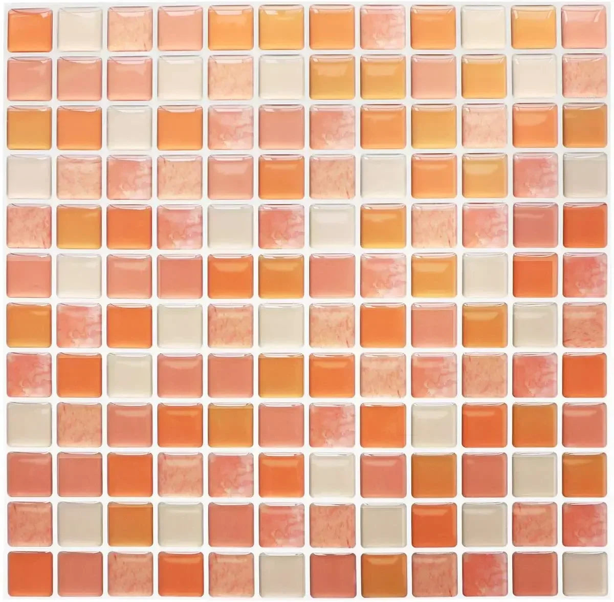 3D Crystal Mosaic Peel & Stick Wall Tiles