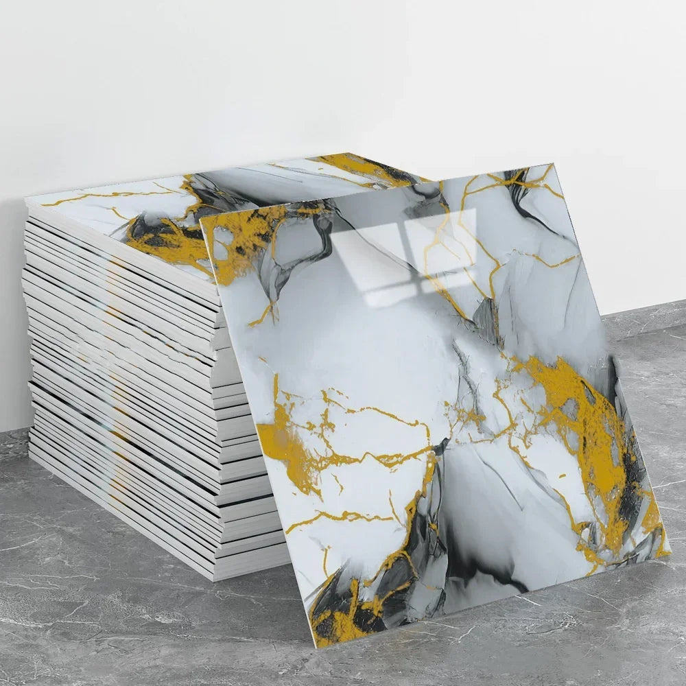 Marble Peel & Stick Floor Tiles