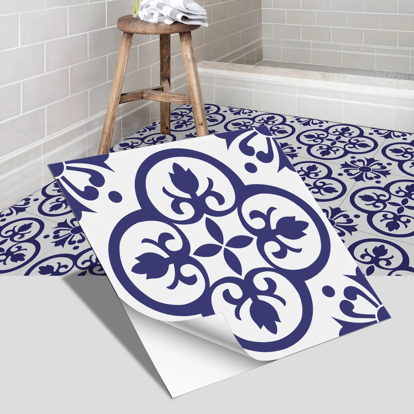 European Peel & Stick Floor Tiles
