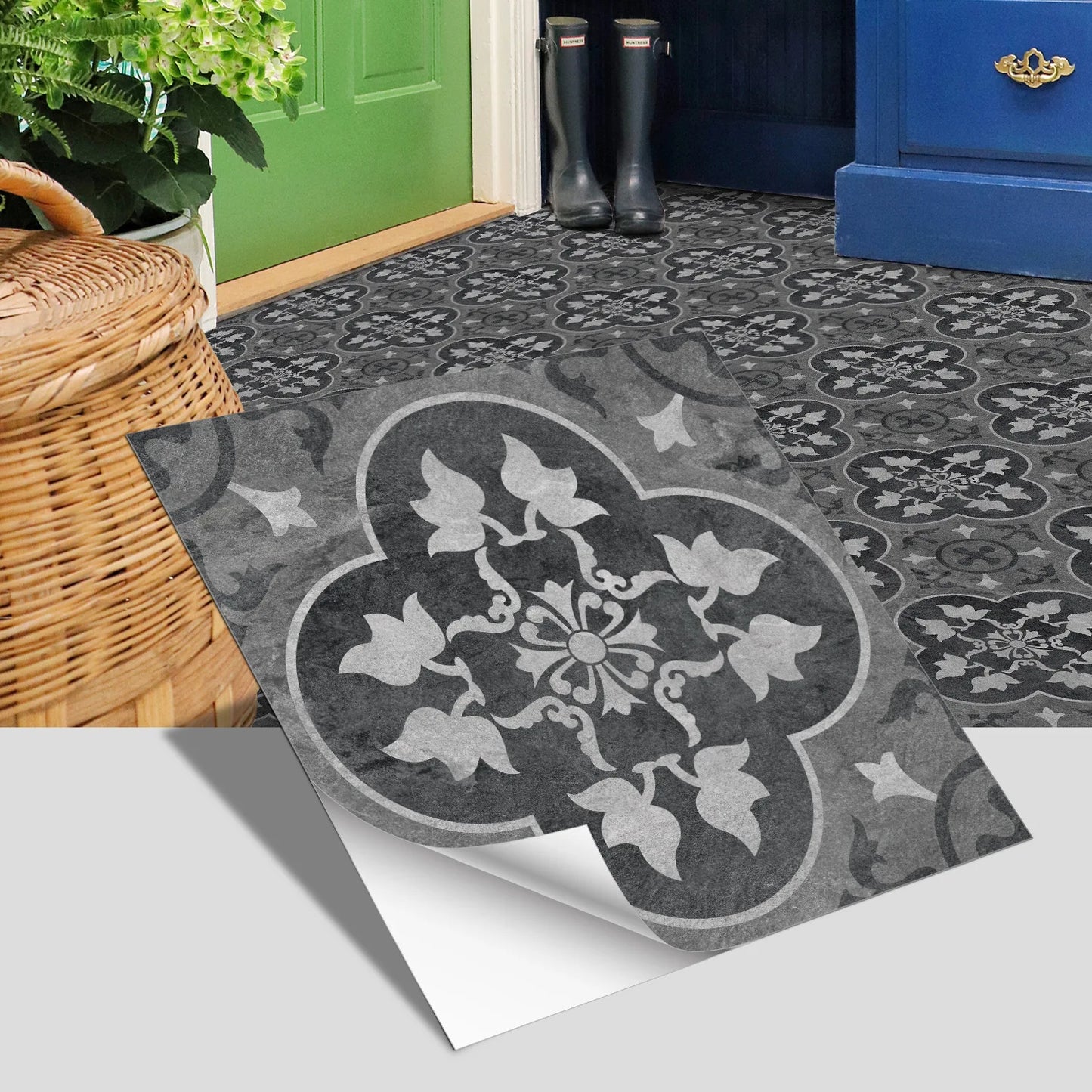 European Peel & Stick Floor Tiles