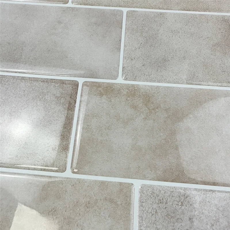 Beige Stone Peel & Stick Wall Tiles