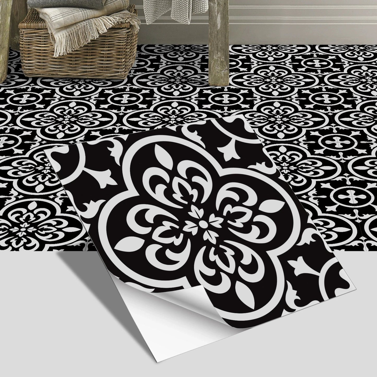 European Peel & Stick Floor Tiles