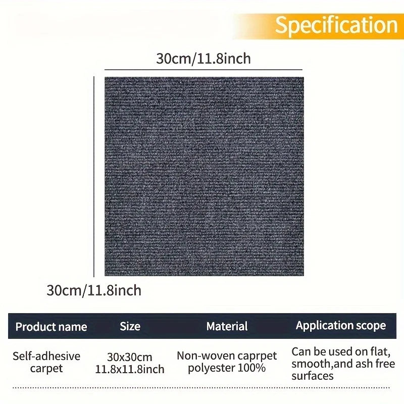 Self-Adhesive Carpet Floor Tiles