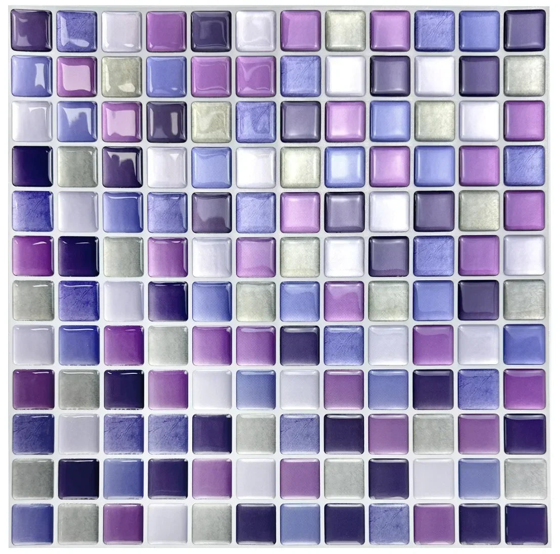 3D Crystal Mosaic Peel & Stick Wall Tiles