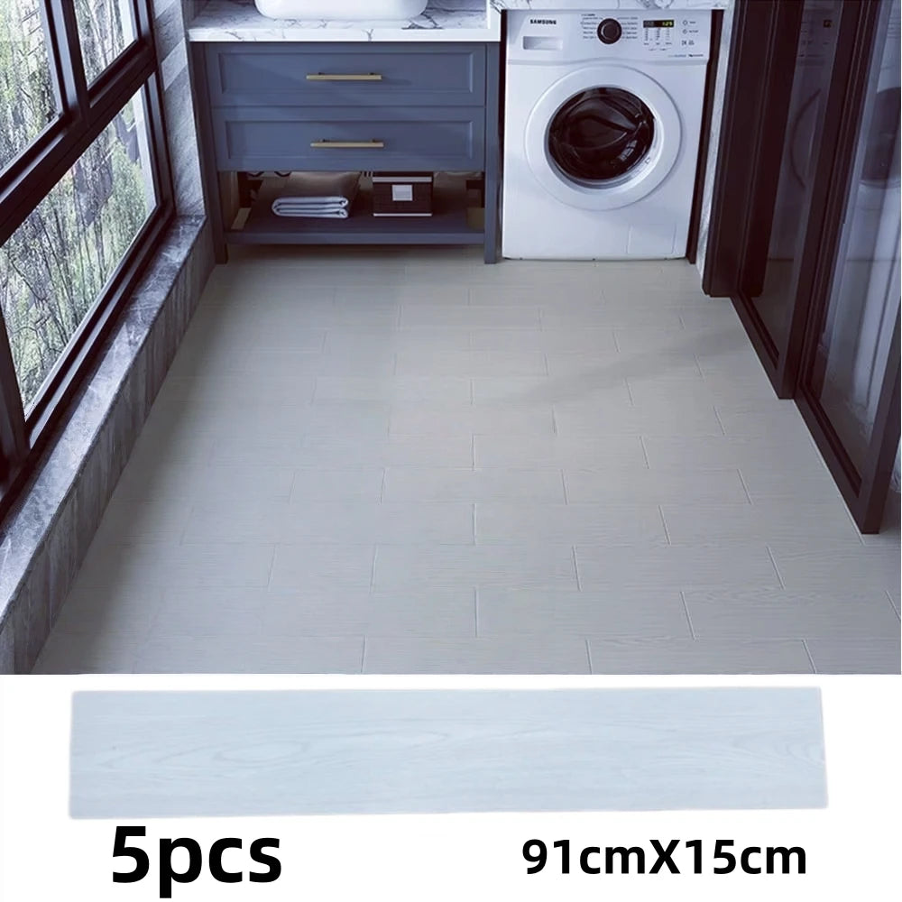 Wood Grain Peel & Stick Vinyl Floor Planks