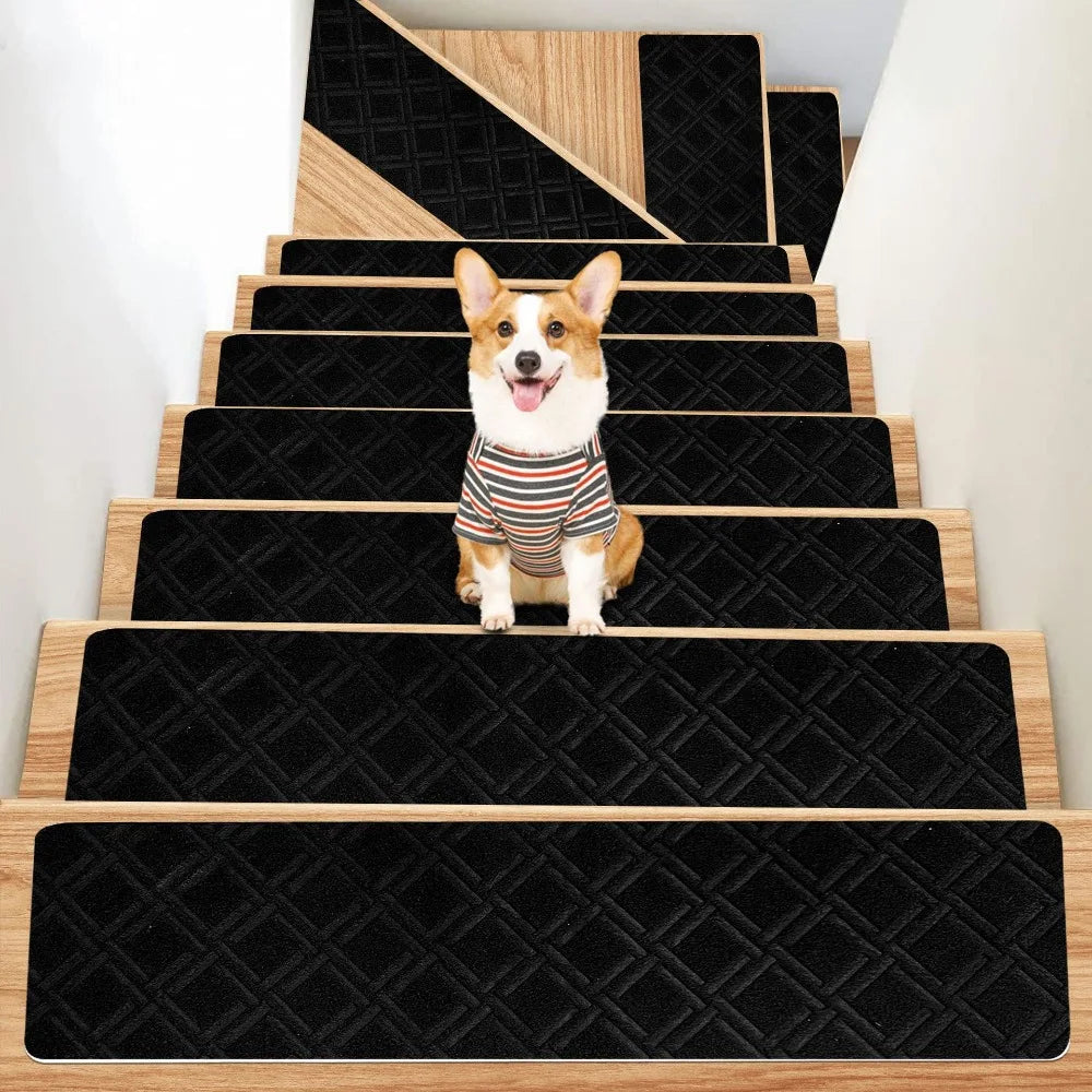 Striped Non-Slip Stair Treads