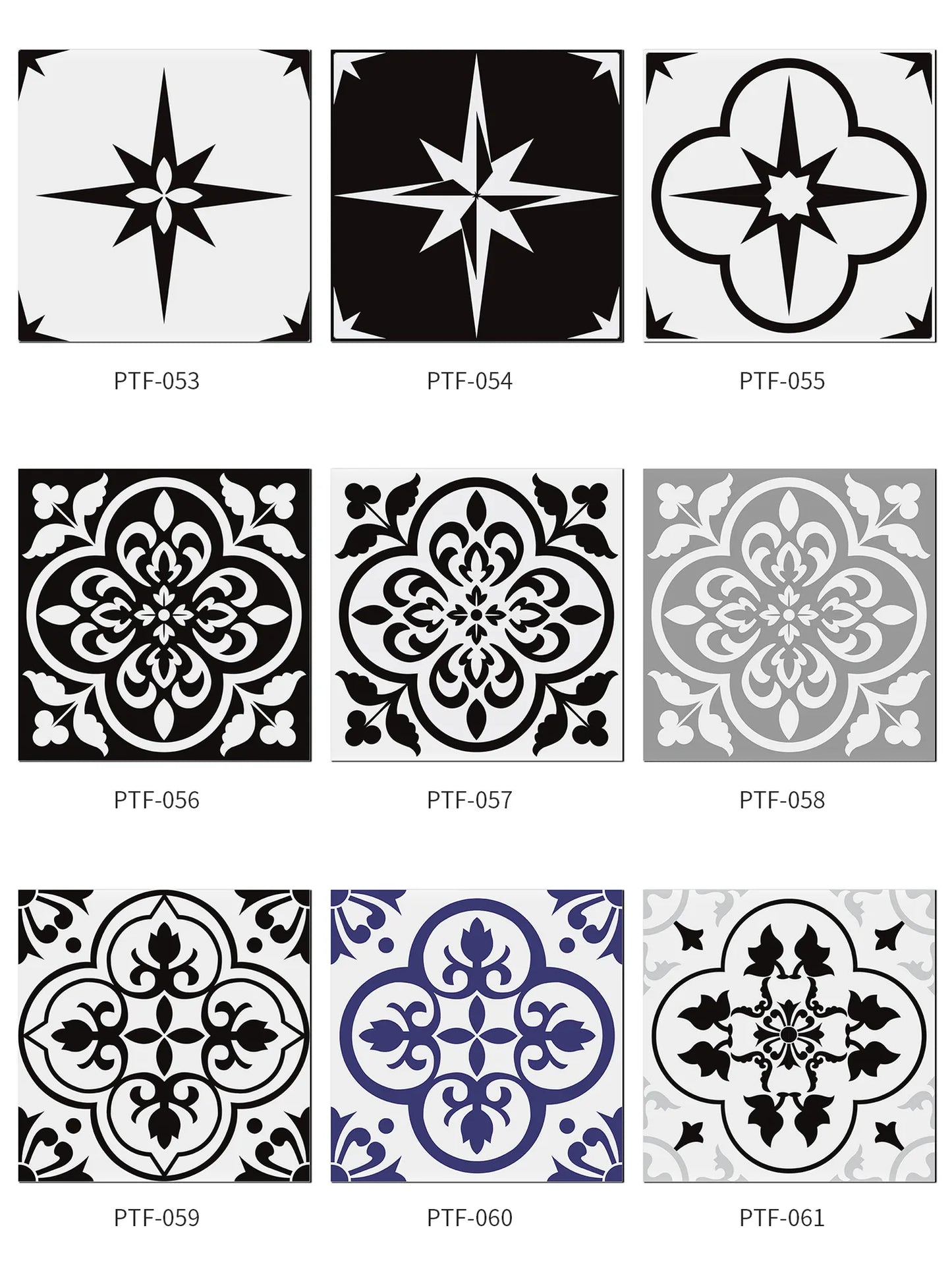 European Peel & Stick Floor Tiles