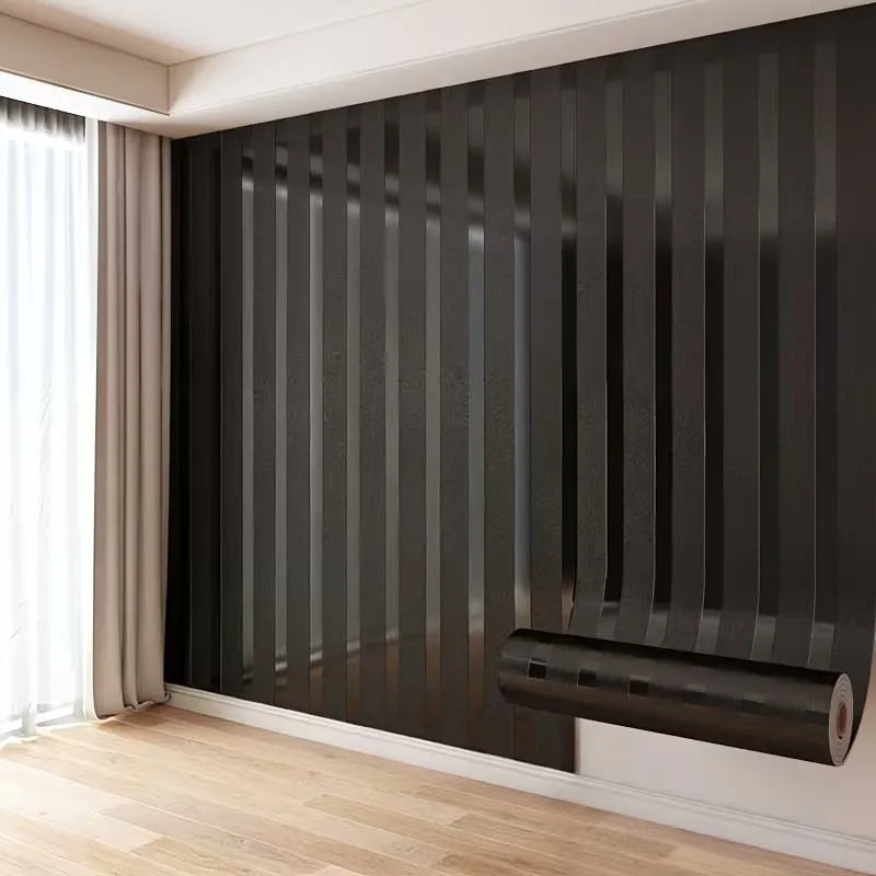 Gold Striped Peel & Stick Wall Panel