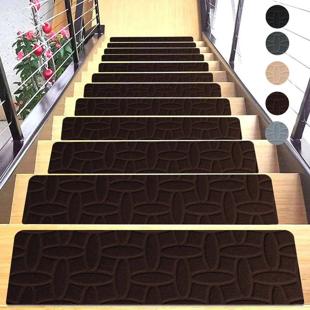 Striped Non-Slip Stair Treads