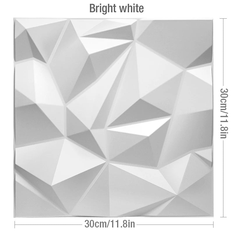 3D Decorative Peel-Free Wall Tiles