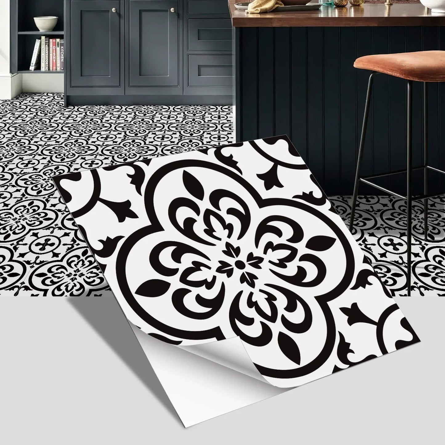 European Peel & Stick Floor Tiles