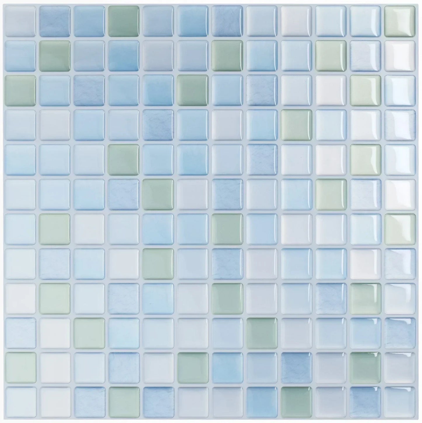 3D Crystal Mosaic Peel & Stick Wall Tiles