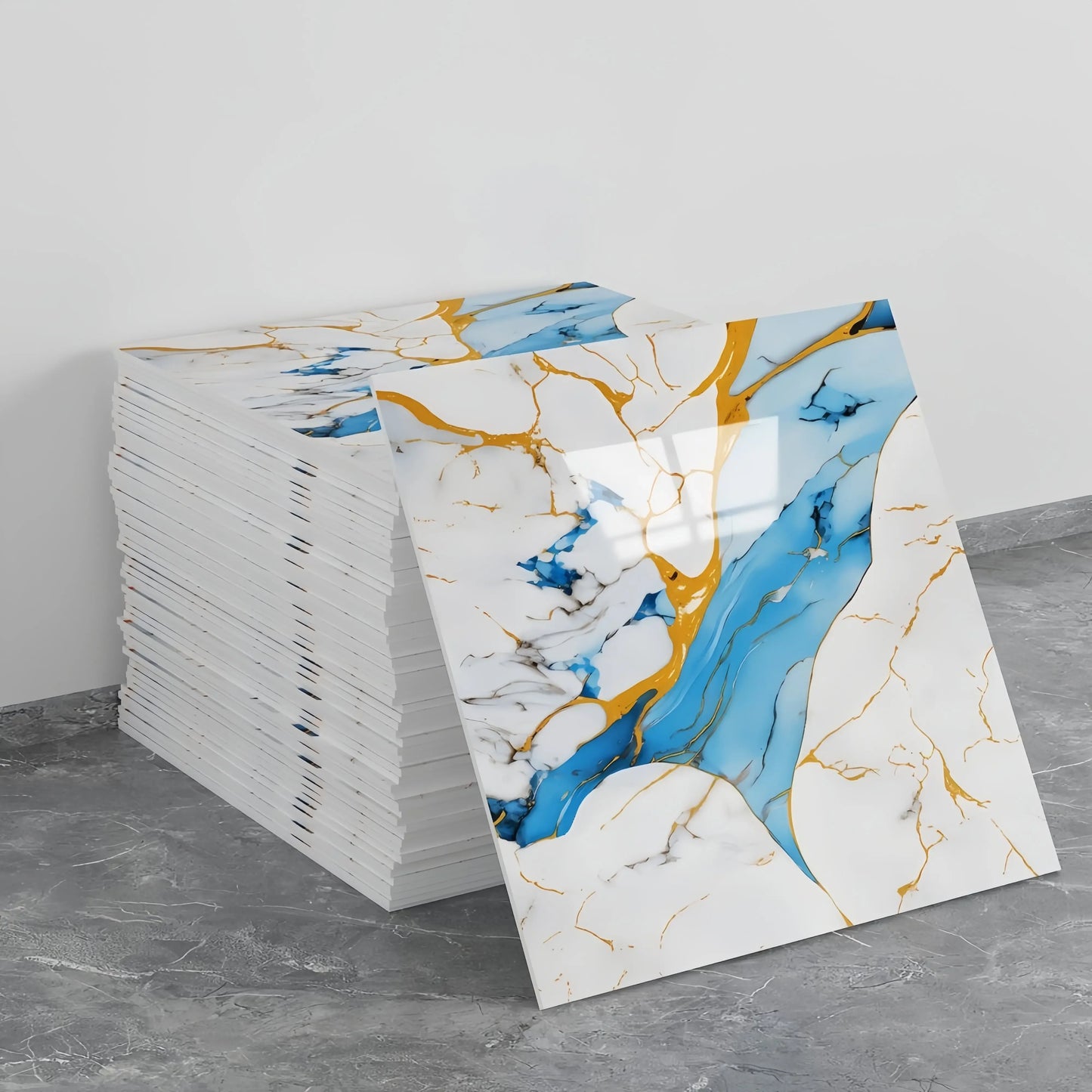 Marble Peel & Stick Floor Tiles