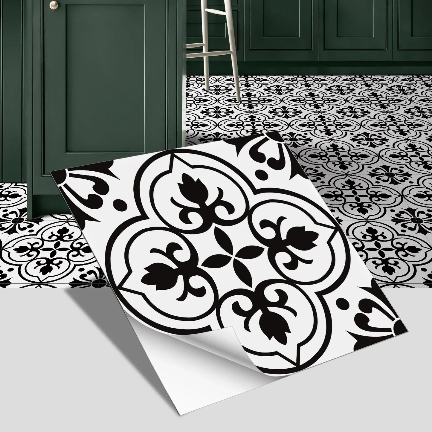 European Peel & Stick Floor Tiles