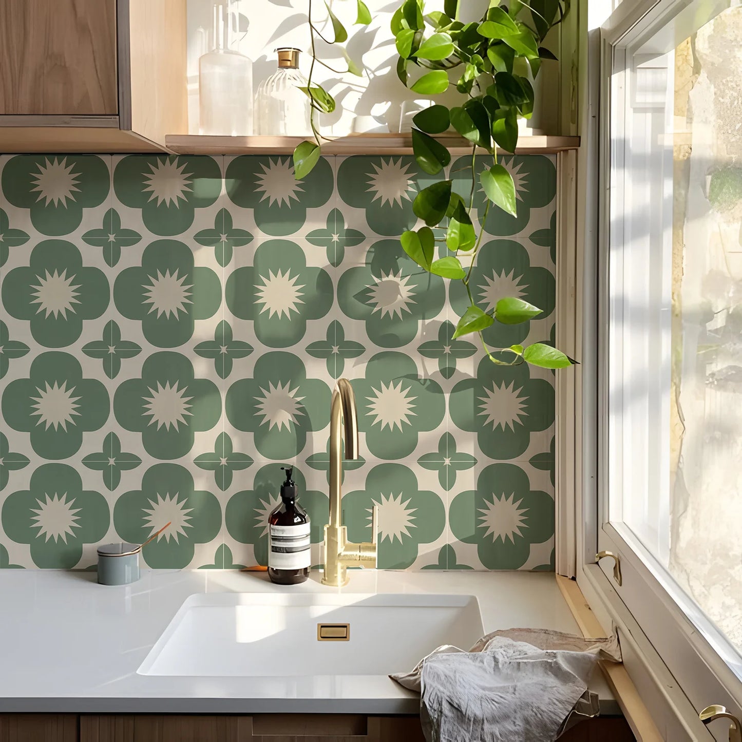 Vinyl Peel & Stick Backsplash Tile