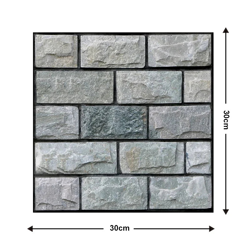 3D PVC Peel & Stick Wall Tiles