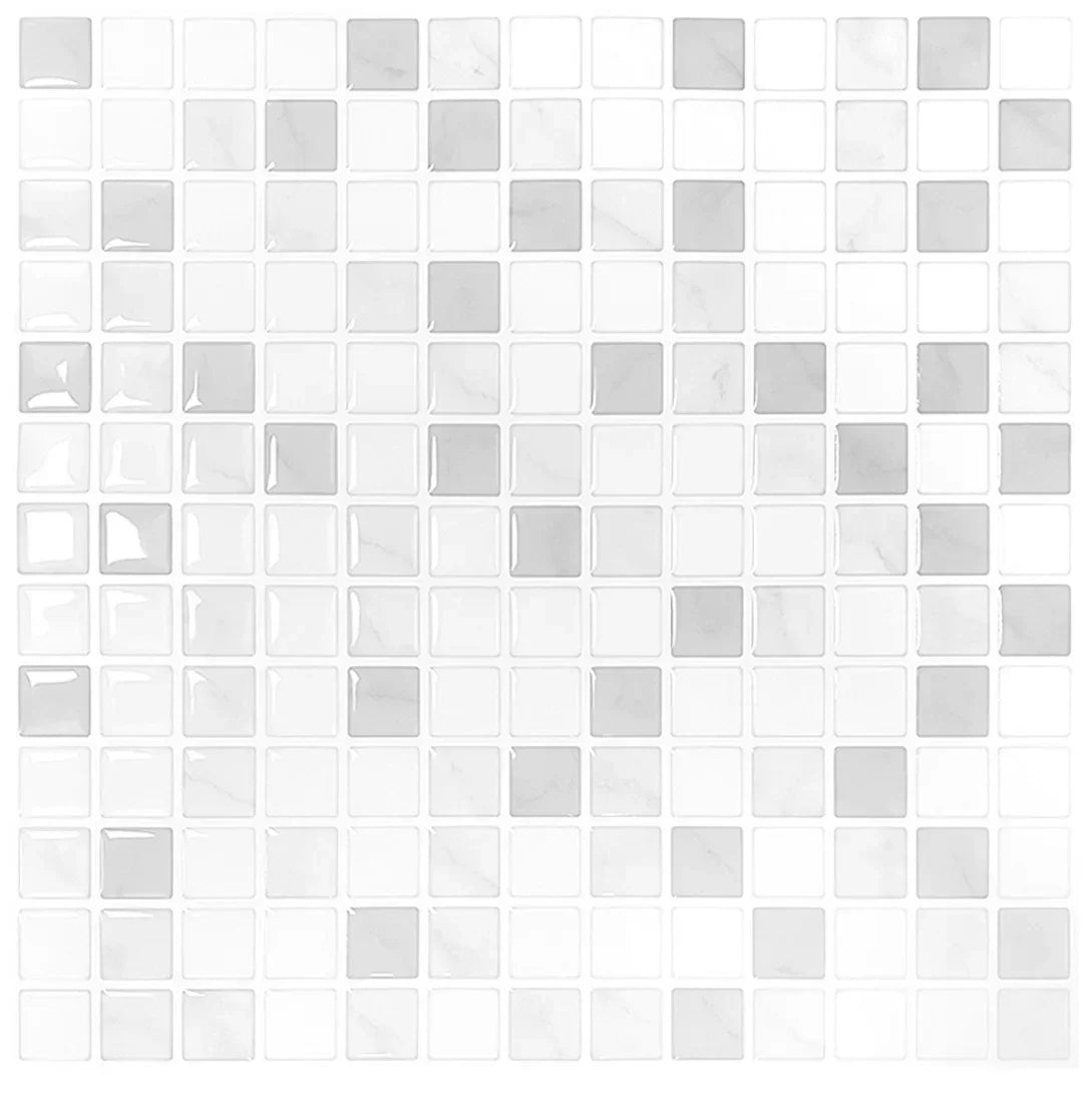 3D Crystal Mosaic Peel & Stick Wall Tiles