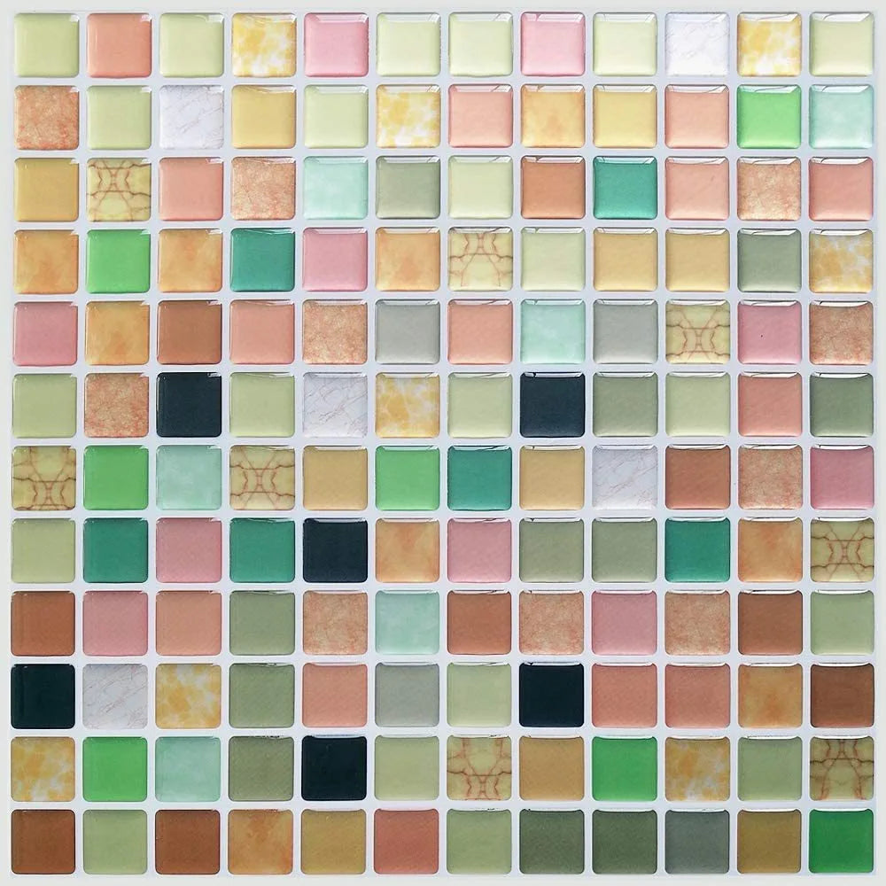 3D Mosaic Peel & Stick Backsplash Tile