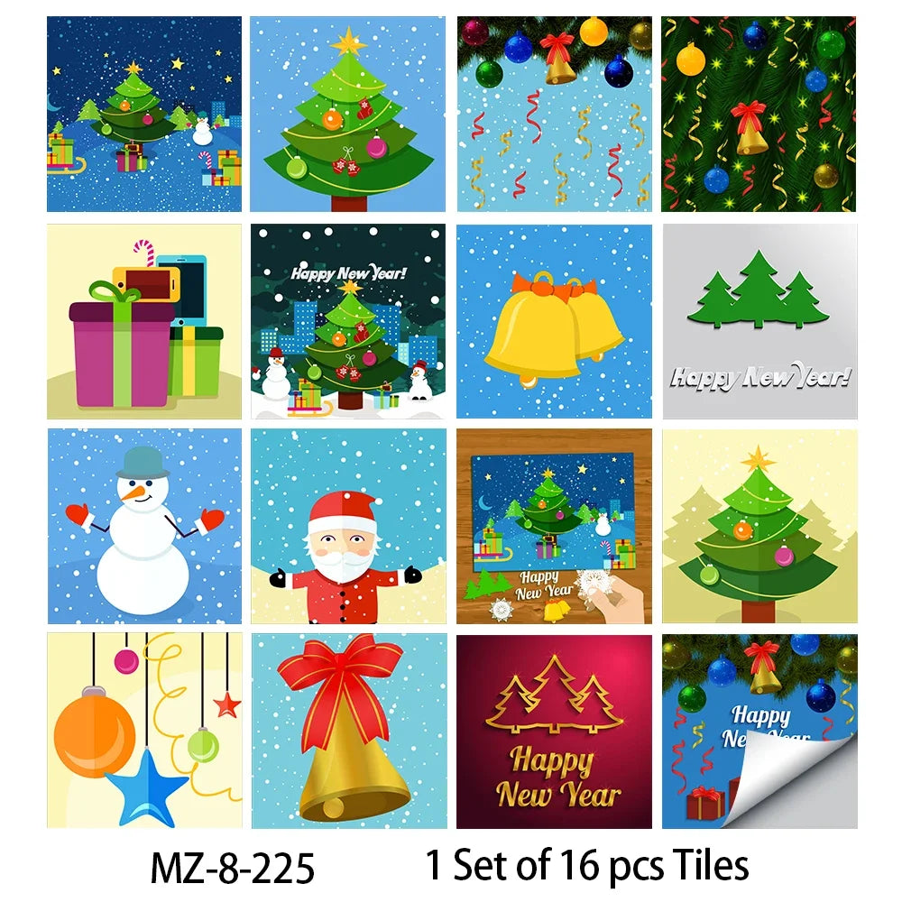 PVC Peel & Stick Wall Tiles