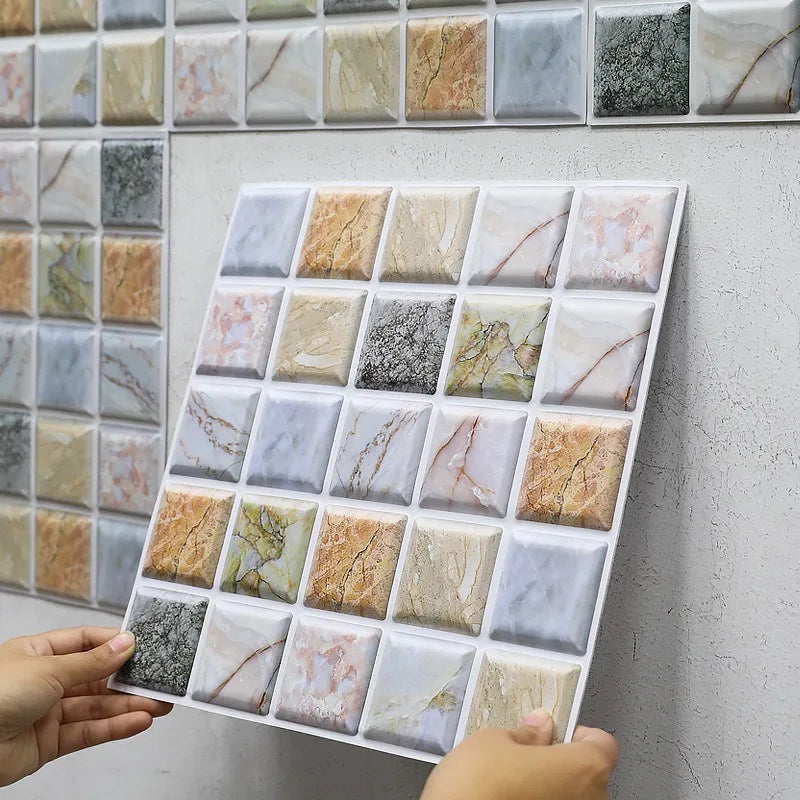 Marble Peel & Stick Backsplash Tile