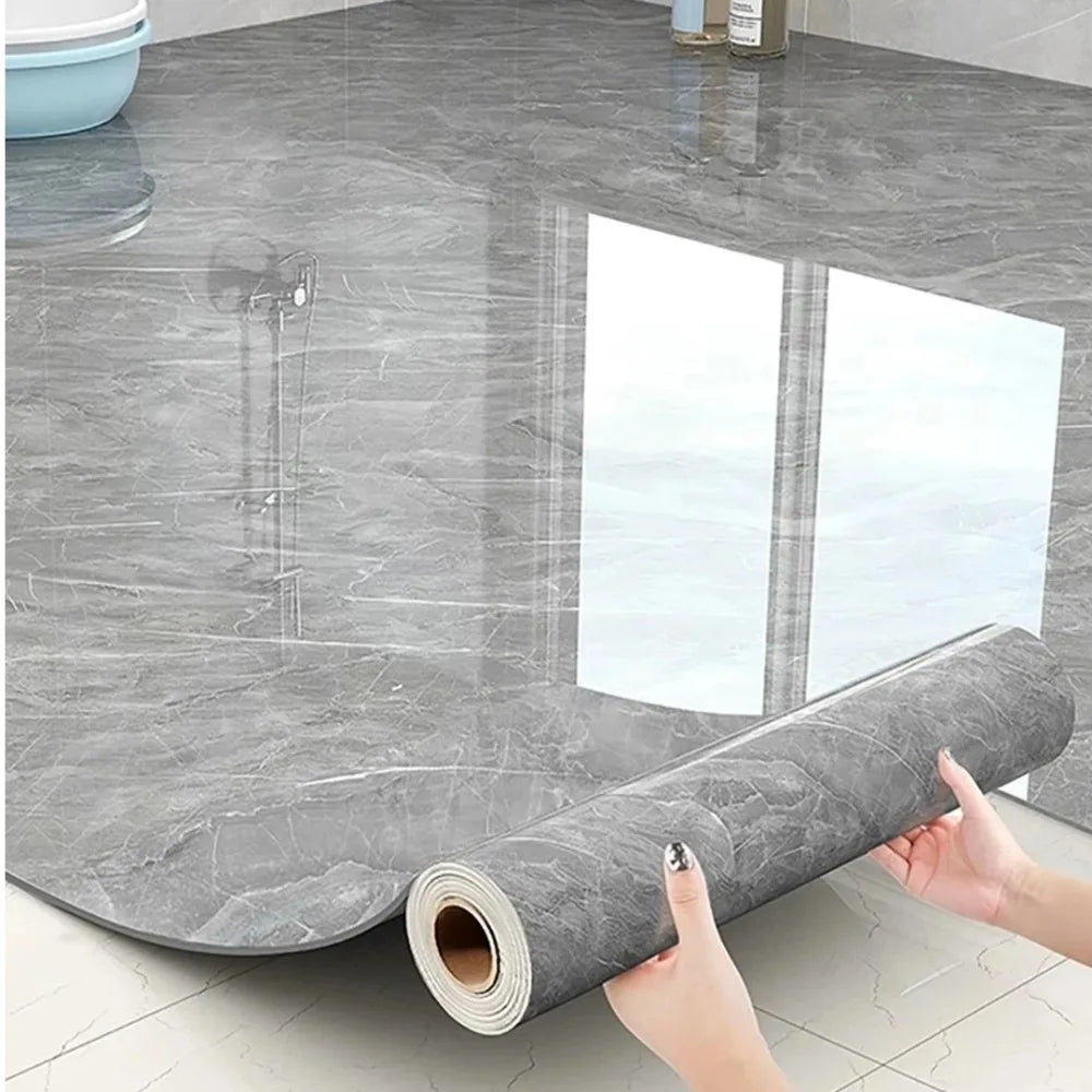 Marble Peel & Stick Floor Tiles