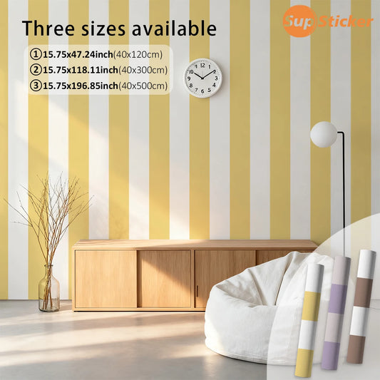 Striped Peel & Stick Wallpaper