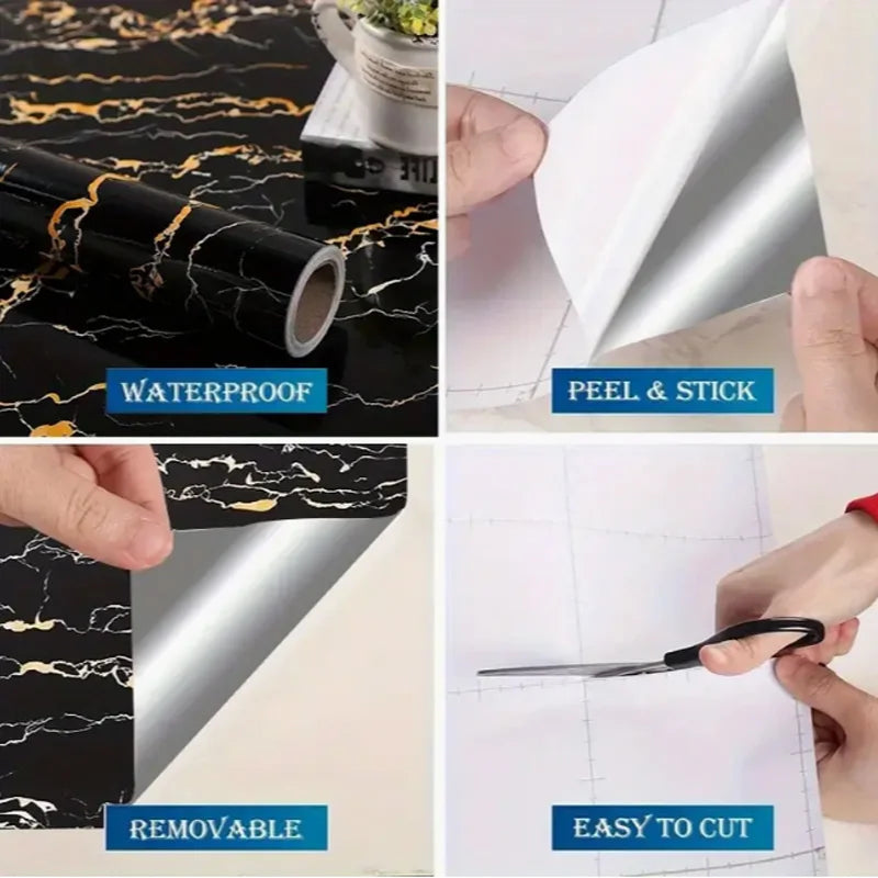 Marble Peel & Stick Countertop Film