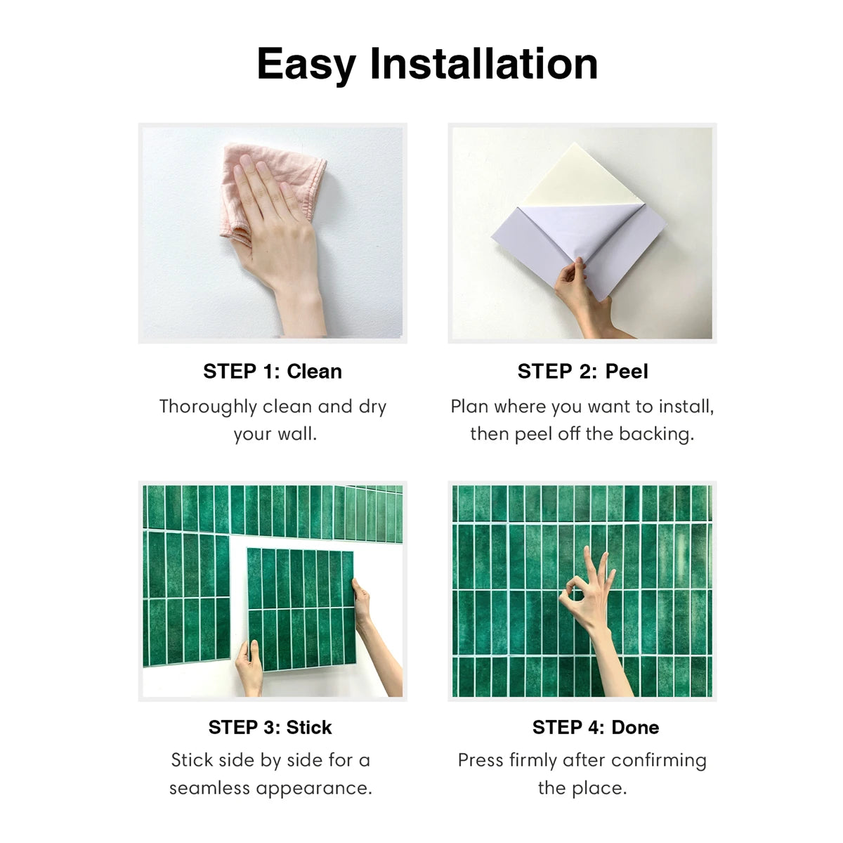 3D Peel & Stick Backsplash Panel
