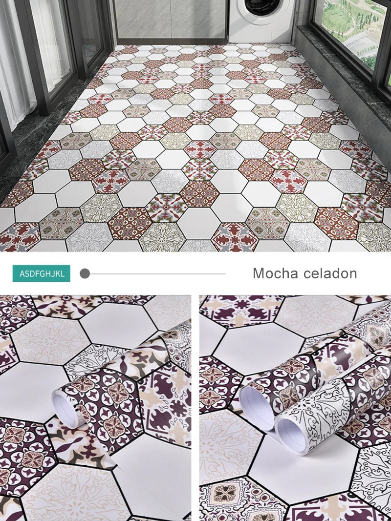 Waterproof Peel & Stick Floor Tiles