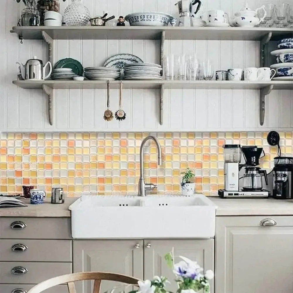 3D Mosaic Peel & Stick Backsplash Tile