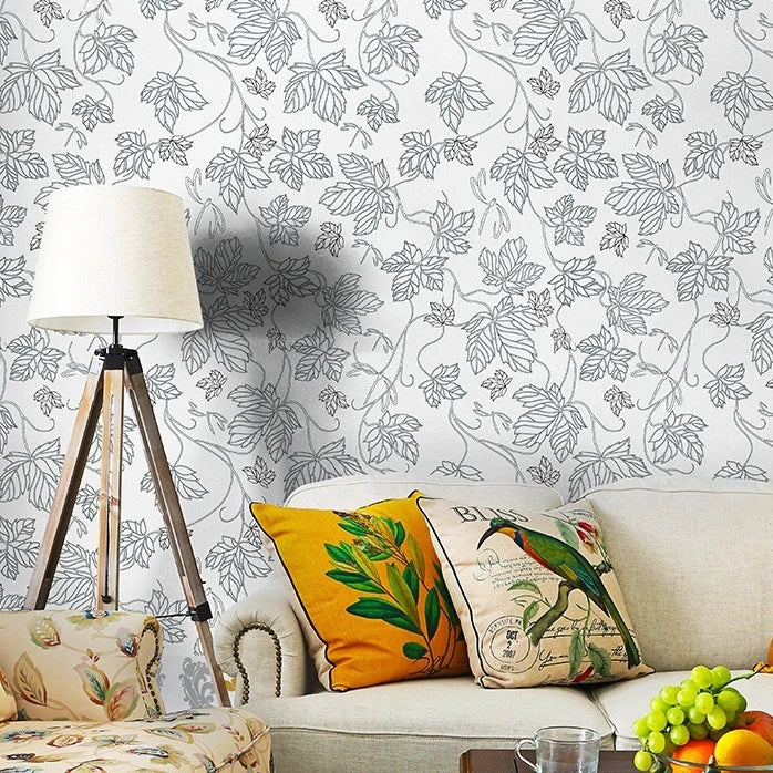 Green Leaf Peel & Stick Wallpaper