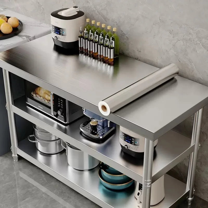 Brushed Stainless Steel Countertop Wrap